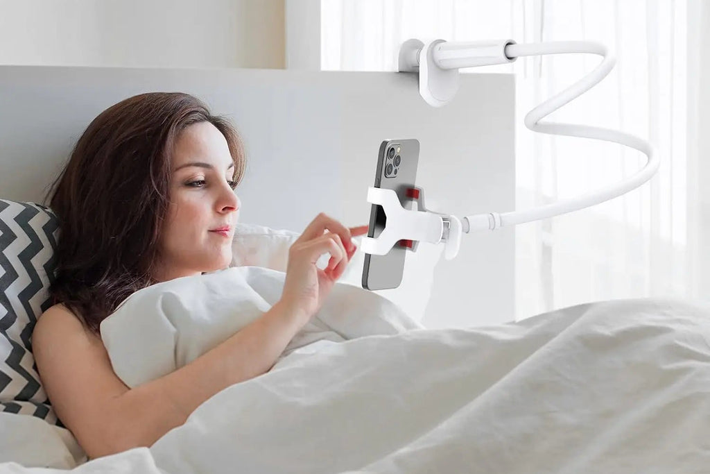 Support de Téléphone Flexible 360° - Bras Long Réglable pour Lit et Bureau